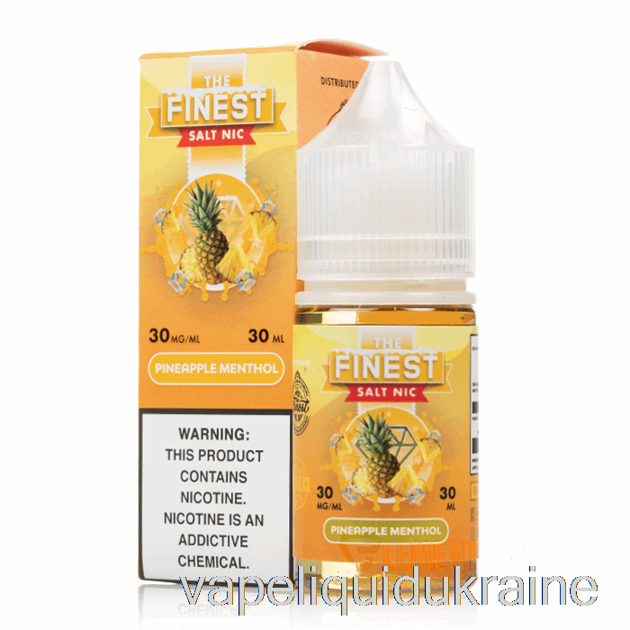 Vape Liquid Ukraine Pineapple MENTHOL - The Finest Salt Nic - 30mL 30mg